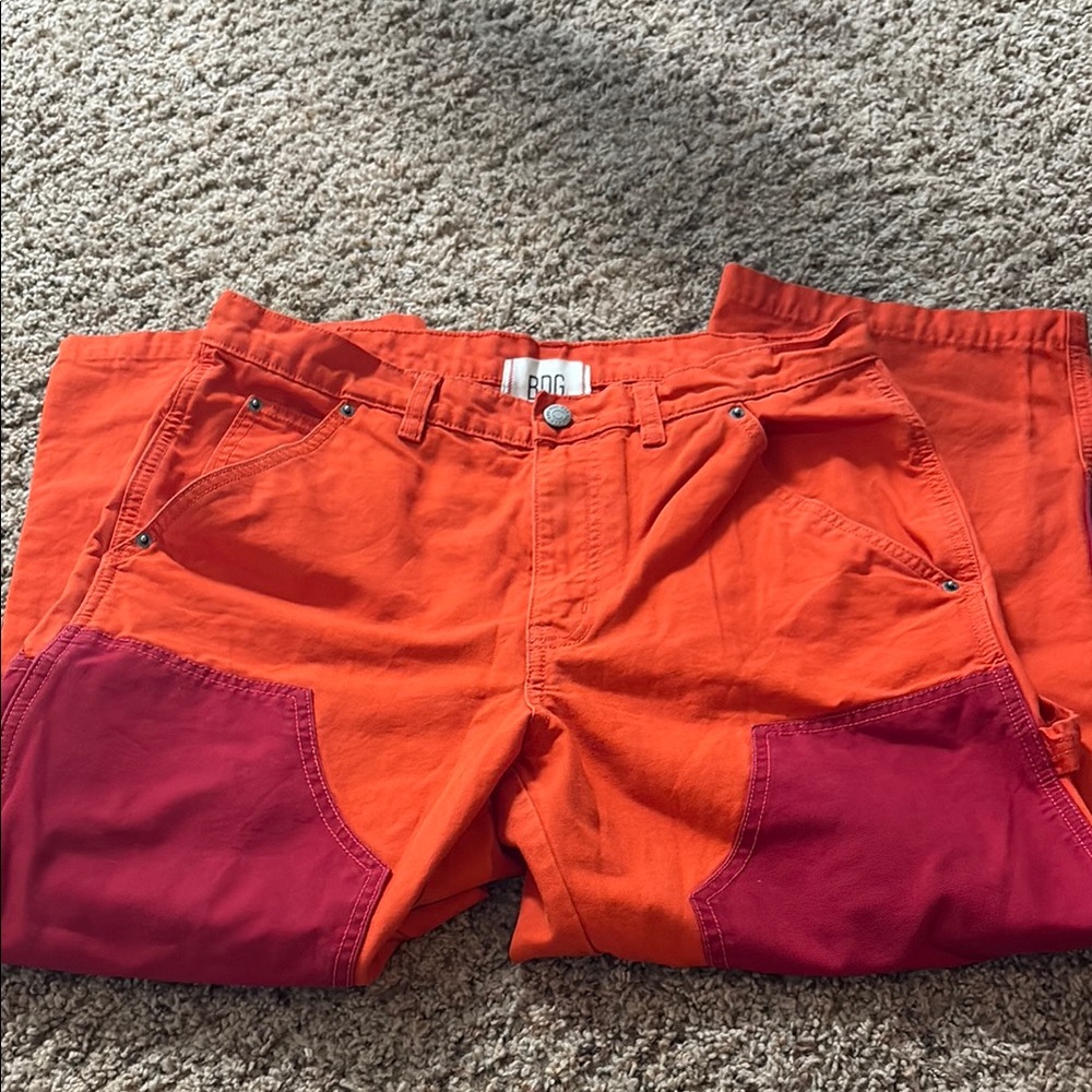 Women’s Orange and Red Pants